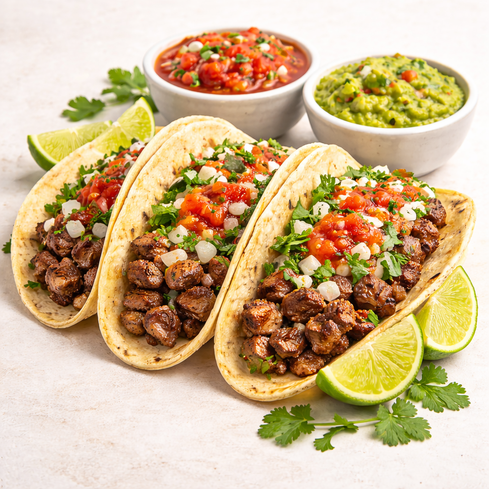 Beef Taco Trio