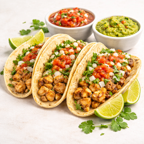 Chicken Taco Trio