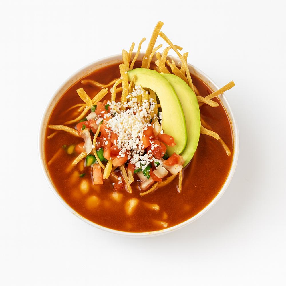 Pozole Tortilla Soup